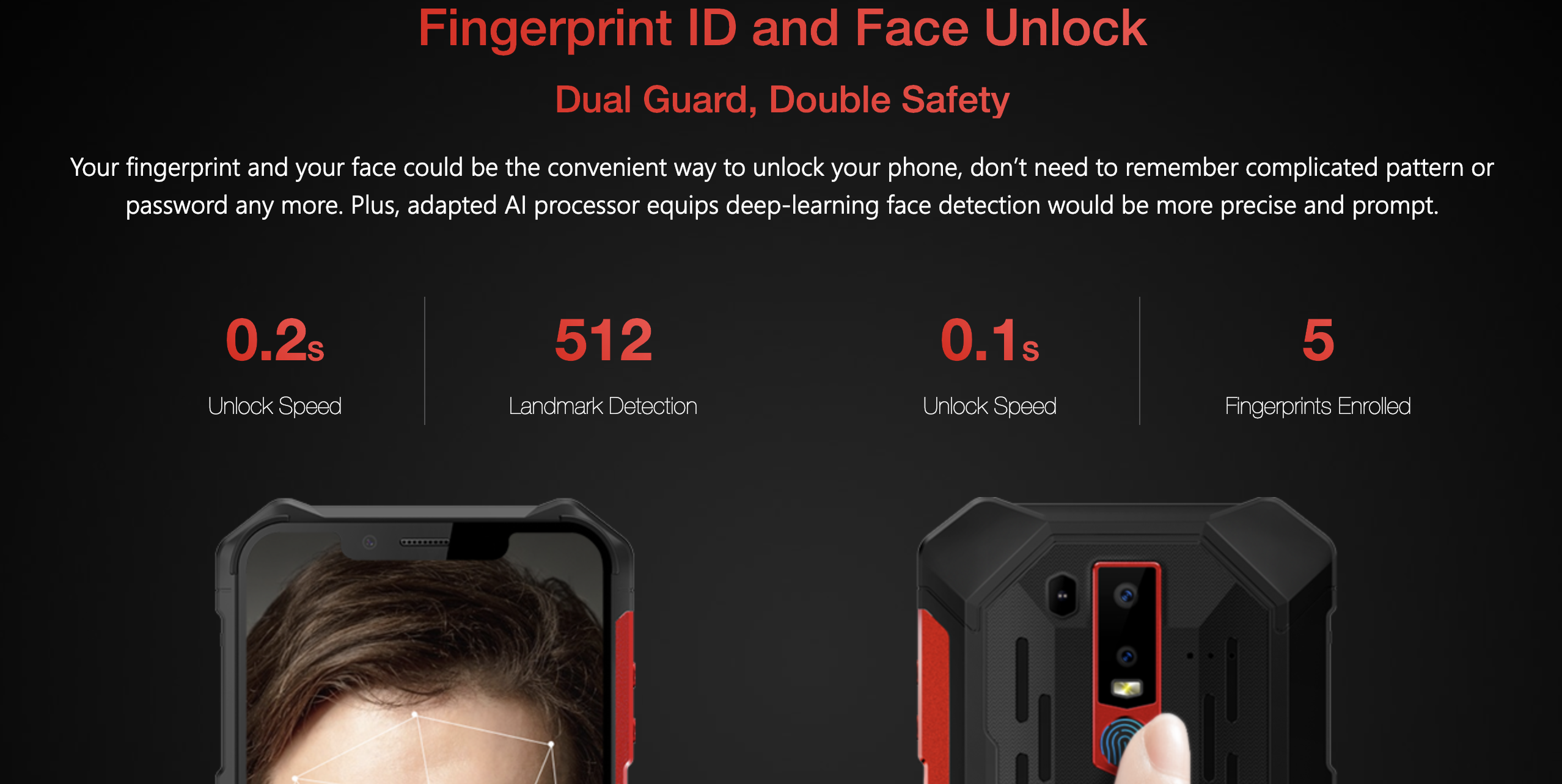 Ulefone Armor6 fingerprint