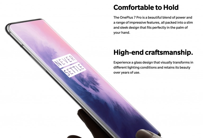 OnePlus 7 Proのデザイン