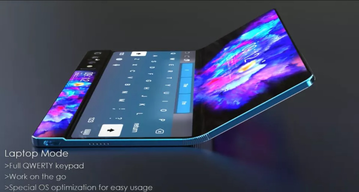 Samsung Galaxy Fold 2のコンセプトイメージ１