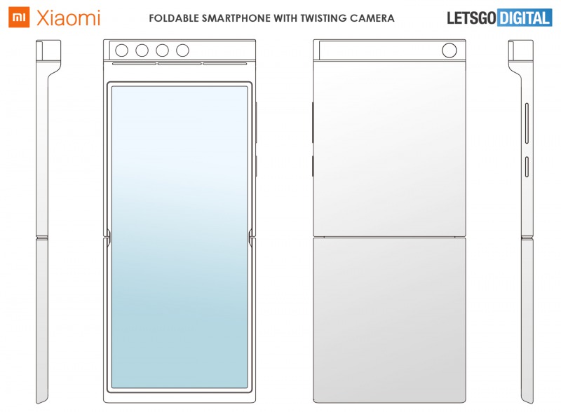 Xiaomiの折り畳みスマートフォンの新特許２