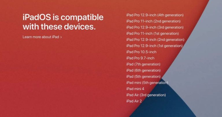 iPadOS 14 サポート一覧
